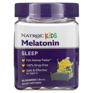 Natrol, Kids, Melatonin, Ages 4+, Berry, 90 Gummies