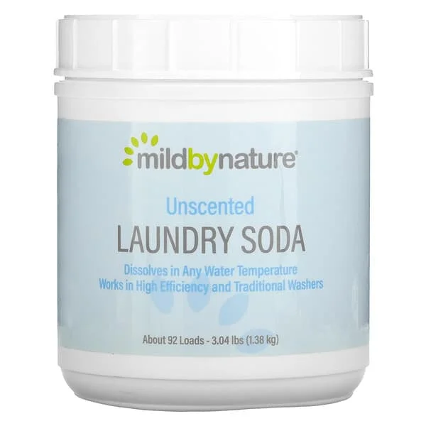 Mild By Nature, Laundry Soda, Unscented, 3.04 lbs (1.38 kg)