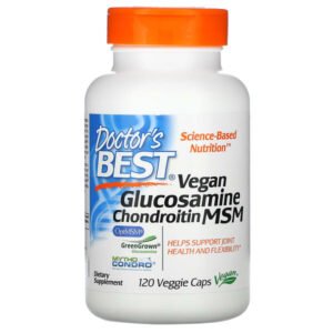 Doctor’s Best, Vegan Glucosamine Chondroitin MSM, 120 Veggie Caps