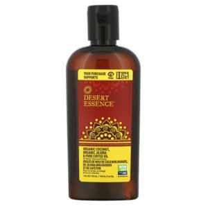 Desert Essence, Coco Orgânico, Jojoba Orgânica e Óleo de Café Puro, 118 ml (4 fl oz)