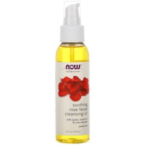 NOW Foods, Solutions, Soothing Rose Facial Cleansing Oil, 4 fl oz (118 ml)