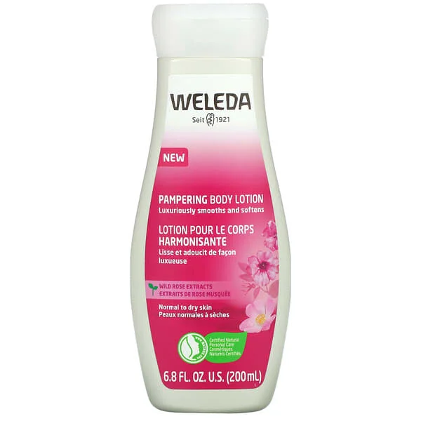 Weleda, Pampering Body Lotion, Wild Rose Extracts, 6.8 fl oz (200 ml)