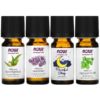 NOW Foods, Let There Be Peace & Quiet, Relaxing Essential Oils Kit, 4 Bottles, 1/3 fl oz (10 ml) Each