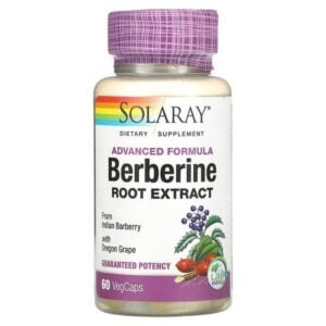 Solaray, Berberine Root Extract, Advanced Formula, 60 VegCaps