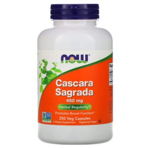 NOW Foods, Cascara Sagrada, 450 mg, 250 Veg Capsules