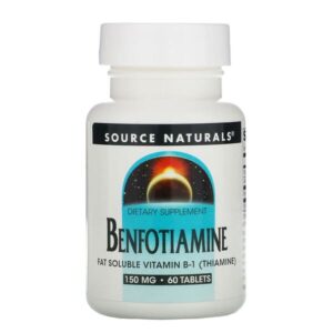 Source Naturals, Benfotiamine, 150 mg, 60 Tablets