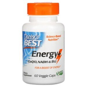 Doctor’s Best, Energy+ CoQ10, NADH & B12, 60 Veggie Caps