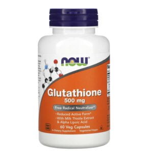 NOW Foods, Glutathione, 500 mg, 60 Veg Capsules