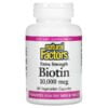 Natural Factors, Extra Strength Biotin, 10,000 mcg, 60 Vegetarian Capsules 1 Natural Factors, Extra Strength Biotin, 10,000 mcg, 60 Vegetarian Capsules