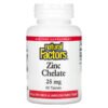 Natural Factors, Zinc Chelate, 25 mg, 90 Tablets
