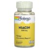 Solaray, Niacin, 500 mg, 100 VegCaps