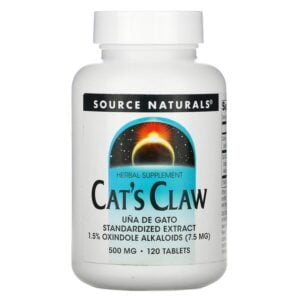Source Naturals, Cat’s Claw, 500 mg, 120 Tablets