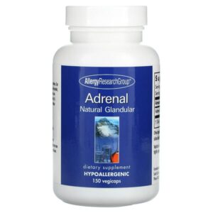 Allergy Research Group, Adrenal, Natural Glandular, 150 Vegicaps