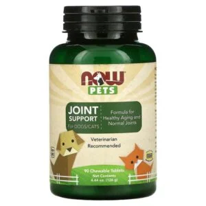 NOW Foods, Pets, Joint Support for Dogs/Cats, 90 Chewable Tablets, 4.44 oz (126 g)