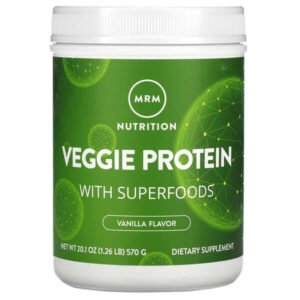 MRM, Veggie Protein with Superfoods, Vanilla, 1.26 lb (570 g)