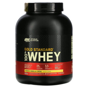 Optimum Nutrition, Gold Standard 100% Whey, French Vanilla Creme, 5 lb (2.27 kg)