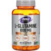 NOW Foods, L-Glutamine, Double Strength, 1,000 mg, 120 Veg Capsules 2 NOW Foods, L-Glutamine, Double Strength, 1,000 mg, 120 Veg Capsules