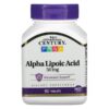 21st Century, Alpha Lipoic Acid, 50 mg, 90 Tablets