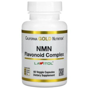 California Gold Nutrition, NMN, Nicotinamide Mononucleotide, Flavonoid Complex, 60 Veggie Capsules