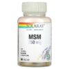 Solaray, MSM, 750 mg, 90 VegCaps