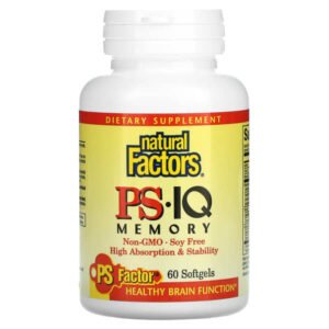 Natural Factors, PS – IQ Memory, 60 Softgels