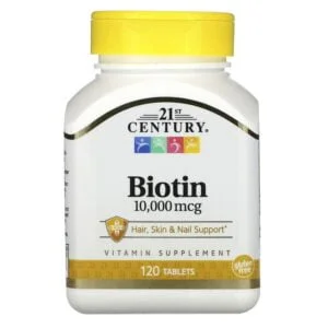 21st Century, Biotin, 10,000 mcg, 120 Tablets