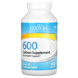 21st Century, Calcium Supplement 600, 400 Tablets