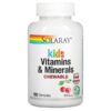 Solaray, Kids Vitamins & Minerals, Chewable, Natural Black Cherry, 120 Chewables 1 Solaray, Kids Vitamins & Minerals, Chewable, Natural Black Cherry, 120 Chewables