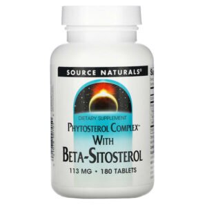 Source Naturals, Phytosterol Complex with Beta-Sitosterol, 113 mg, 180 Tablets