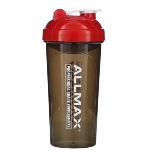 ALLMAX Nutrition, Leak-Proof Shaker, BPA-FREE Bottle with Vortex Mixer, 25 oz (700 ml)