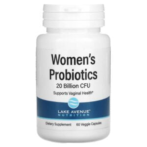 Lake Avenue Nutrition, Women’s Probiotics, 20 Billion CFU, 60 Veggie Capsules