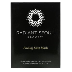 Radiant Seoul, Firming Beauty Sheet Mask, 5 Sheet Masks, 0.85 oz (25 ml) Each