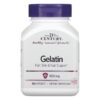 21st Century, Gelatin, 600 mg, 100 Capsules