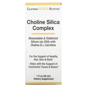 California Gold Nutrition, Choline Silica Complex, 1 fl oz (30 ml)