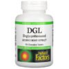 Natural Factors, DGL, Deglycyrrhizinated Licorice Root Extract, 90 Chewable Tablets