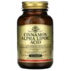 Solgar, Cinnamon Alpha Lipoic Acid, 60 Tablets 1 Solgar, Cinnamon Alpha Lipoic Acid, 60 Tablets