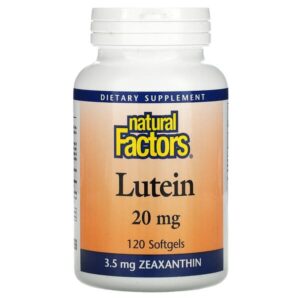 Natural Factors, Lutein, 20 mg, 120 Softgels