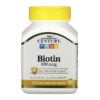 21st Century, Biotin, 800 mcg, 110 Easy Swallow Tablets