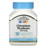 21st Century, Chromium Picolinate, 200 mcg, 100 Tablets 1 21st Century, Chromium Picolinate, 200 mcg, 100 Tablets
