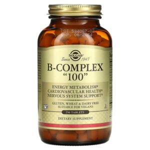 Solgar, B-Complex “100”, 250 Tablets