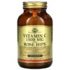 Solgar, Vitamin C with Rose Hips, 1,500 mg, 90 Tablets 1 Solgar, Vitamin C with Rose Hips, 1,500 mg, 90 Tablets