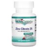 Nutricology, Zinc Citrate 25, 60 Vegetarian Capsules