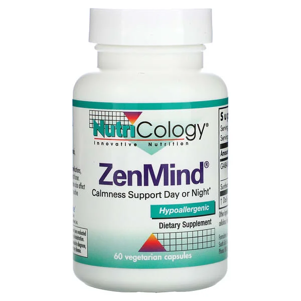 Nutricology, ZenMind, 60 Vegetarian Capsules