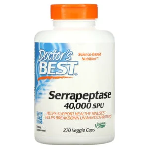 Doctor’s Best, Serrapeptase, 270 Veggie Caps