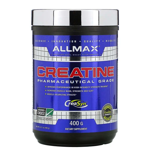 ALLMAX Nutrition, Creatine Powder, 100% Pure Micronized Creatine Monohydrate, Pharmaceutical Grade Creatine, 14.11 oz (400 g)