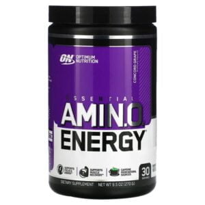 Optimum Nutrition, ESSENTIAL AMIN.O. ENERGY, Concord Grape, 9.5 oz (270 g)