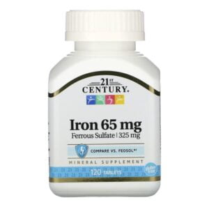 21st Century, Iron, 65 mg, 120 Tablets