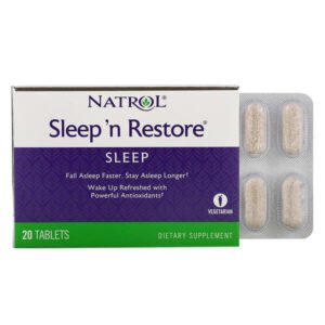 Natrol, Sleep ‘n Restore, 20 Tablets