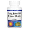 Natural Factors, Lung, Bronchial & Sinus Health, 45 Tablets
