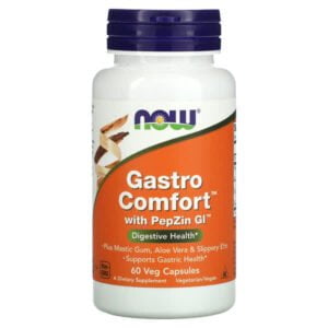 NOW Foods, Gastro Comfort with PepZin GI, 60 Veg Capsules